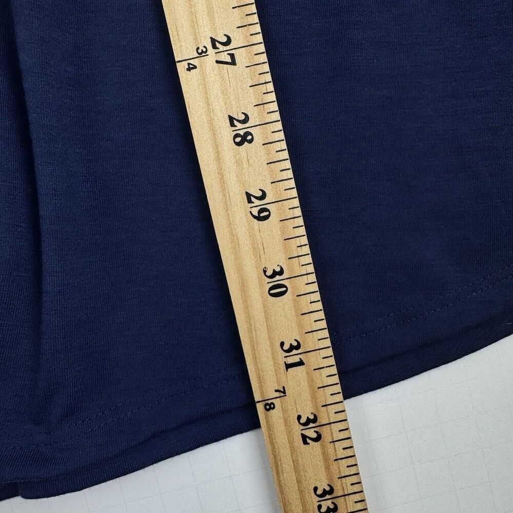NEW LuLaRoe Perfect T Women's Top Navy Blue Solid Short Sleeve Tee Shirt NWT 2XL - Picture 15 of 16